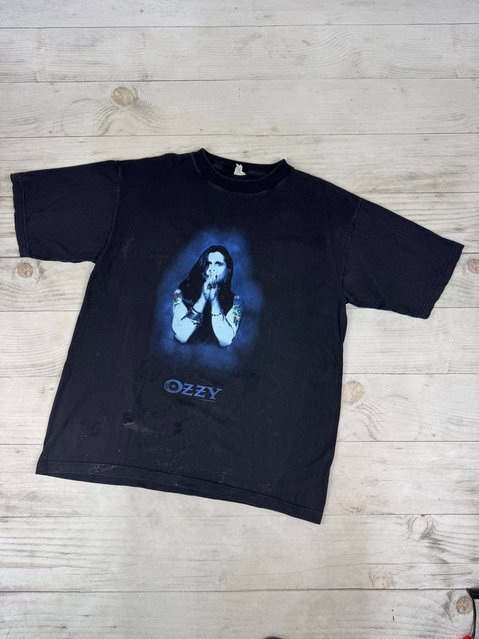 Ozzy Osbourne Vintage 1995 Ozzy Osbourne The Best Of British T Shirt Size US XL / EU 56 / 4 - 1 Thumbnail