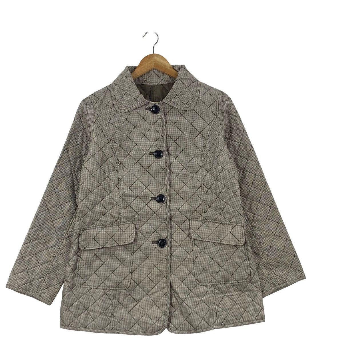 Longchamp LONGCHAMP QUILTED Check Pattern Button Jacket Women’s Size M / US 6-8 / IT 42-44 - 4 Thumbnail