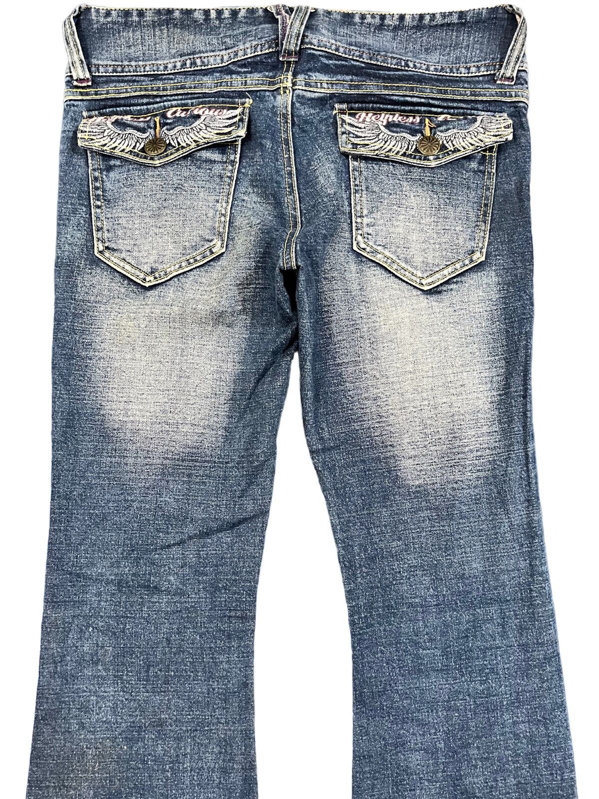 Japanese Brand Vintage Colza Punk Flare Denim Size US 32 / EU 48 - 7 Thumbnail