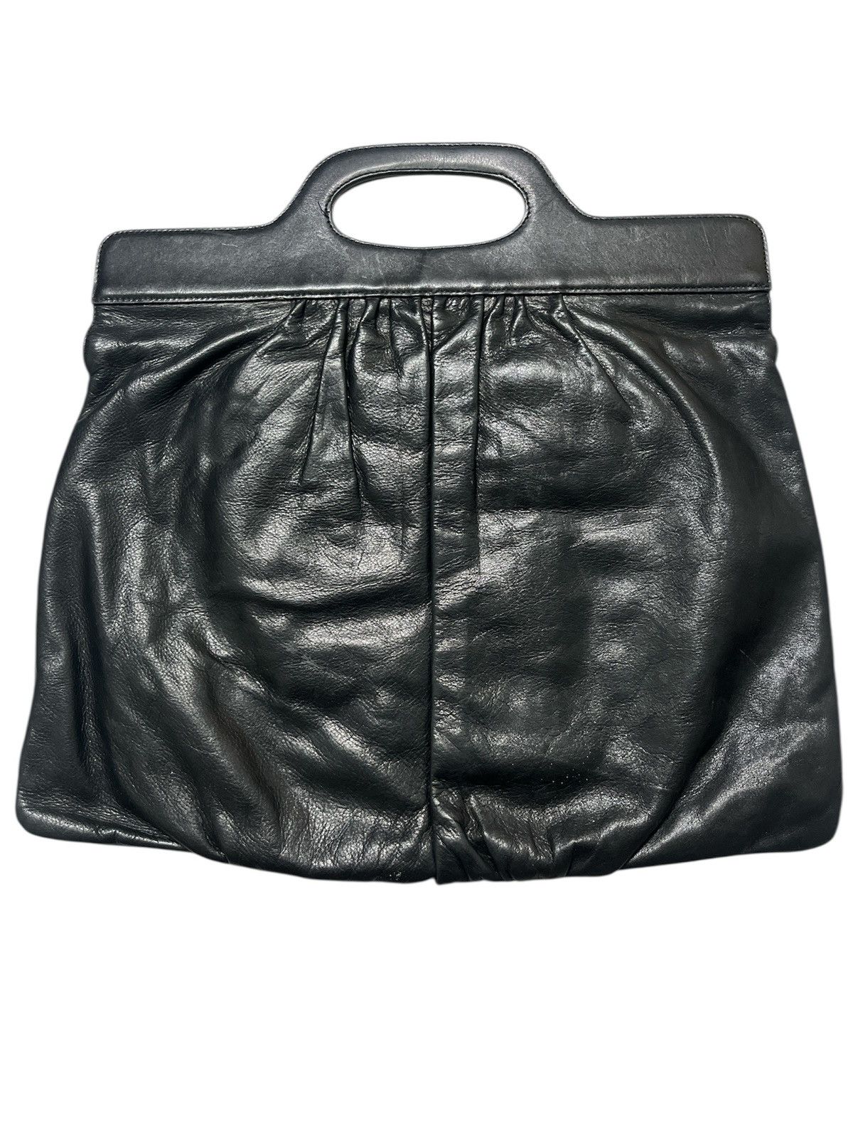 Dries Van Noten Dries Van Noten Hand Bag Leather Black Size ONE SIZE - 3 Thumbnail