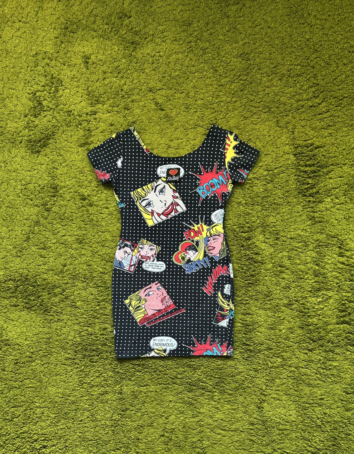 Miss Sixty Miss Sixty 2000s vintage Y2K pop art comics print mini dress Size M / US 6-8 / IT 42-44 - 2 Thumbnail