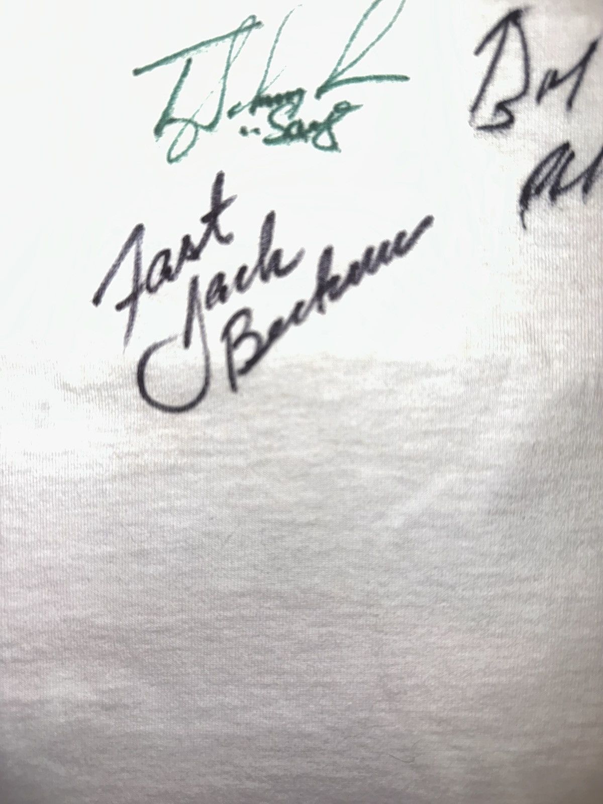 Fruit Of The Loom AUTOGRAPH Fast Jack Beckman ETC NHRA ‘13 Nationals T Sz. L Size US L / EU 52-54 / 3 - 2 Thumbnail