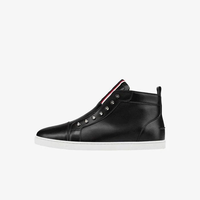 Christian Louboutin o1s1wg110924 F.a.v Fique A Vontade High Snekers in Black Size US 11 / EU 44 - 3 Thumbnail