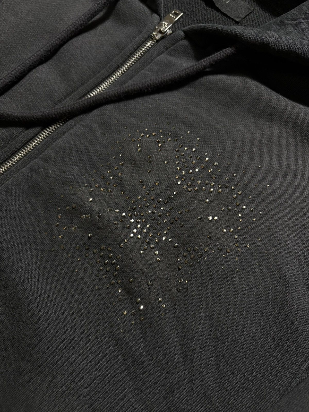 Amiri Amiri Crystals Oversized Zip-Up Hoodie - Size Small Size US S / EU 44-46 / 1 - 3 Thumbnail