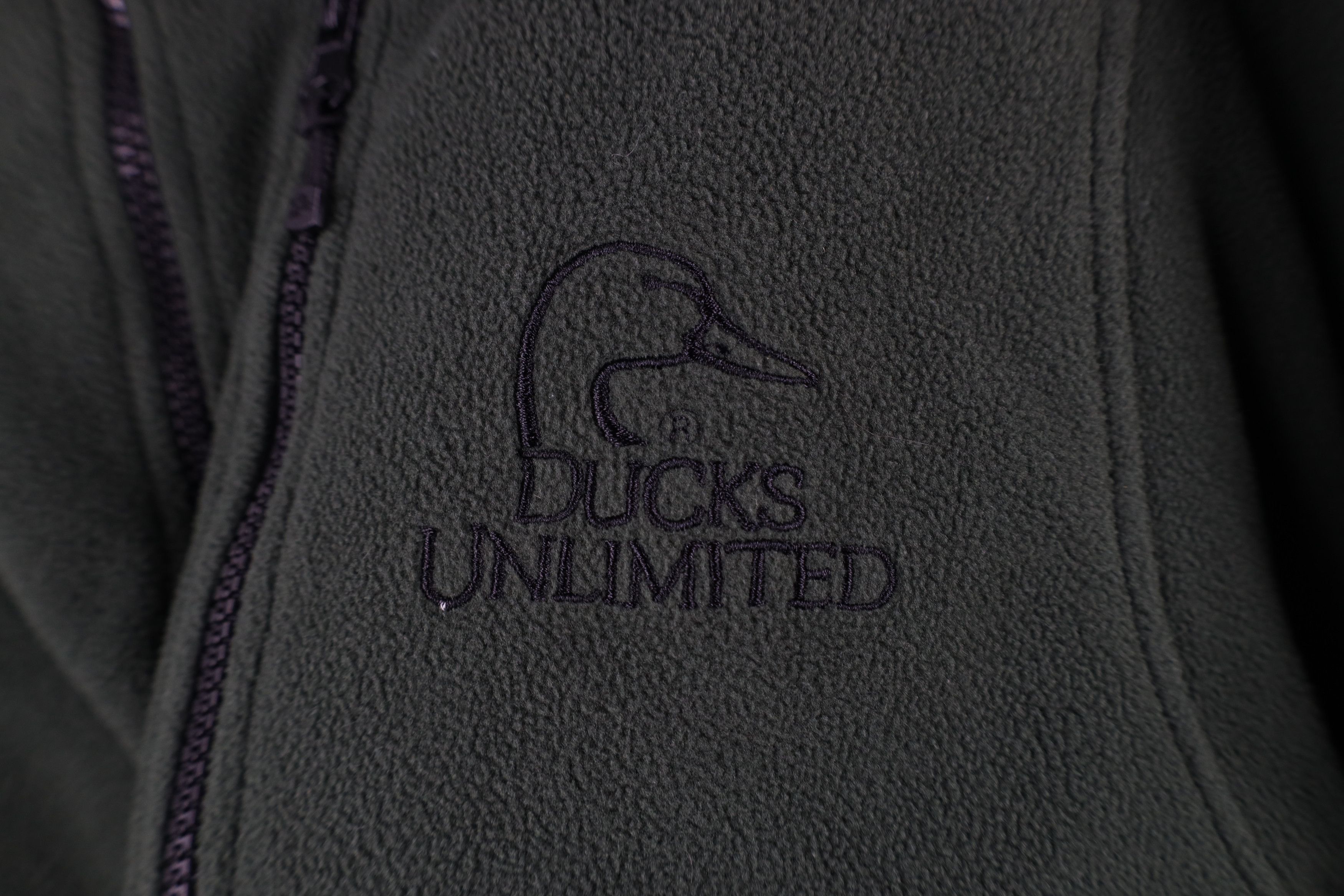 Vintage Vintage 90s Y2K Ducks Unlimited Half Zip Fleece Sweater Size US M / EU 48-50 / 2 - 4 Thumbnail