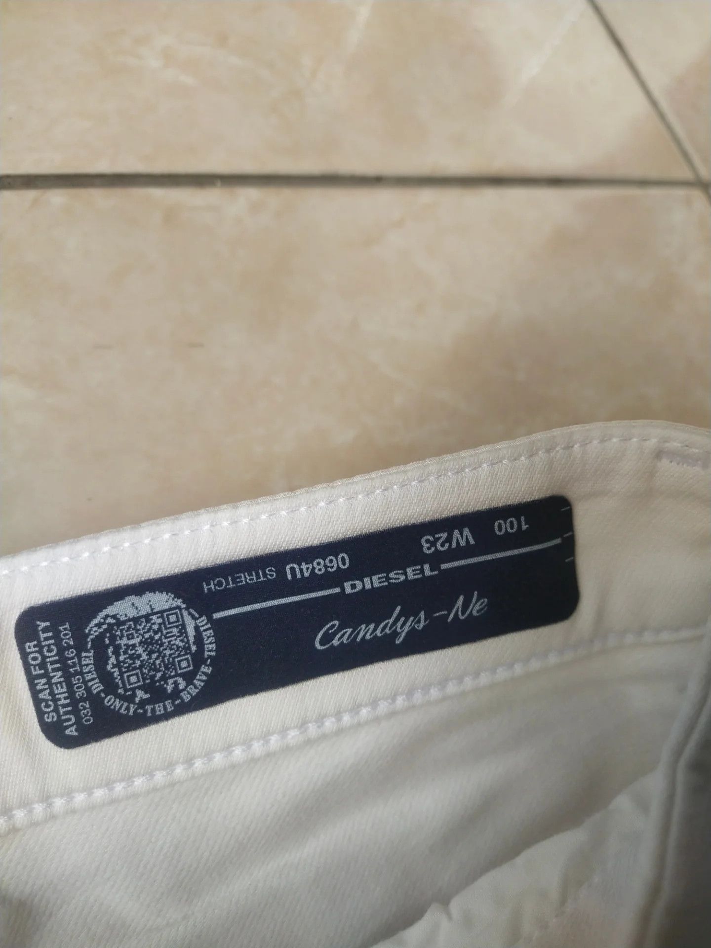 Diesel Diesel Candys-Ne Italy Women White Premium Skinny Denim Size 27" / US 4 / IT 40 - 7 Thumbnail