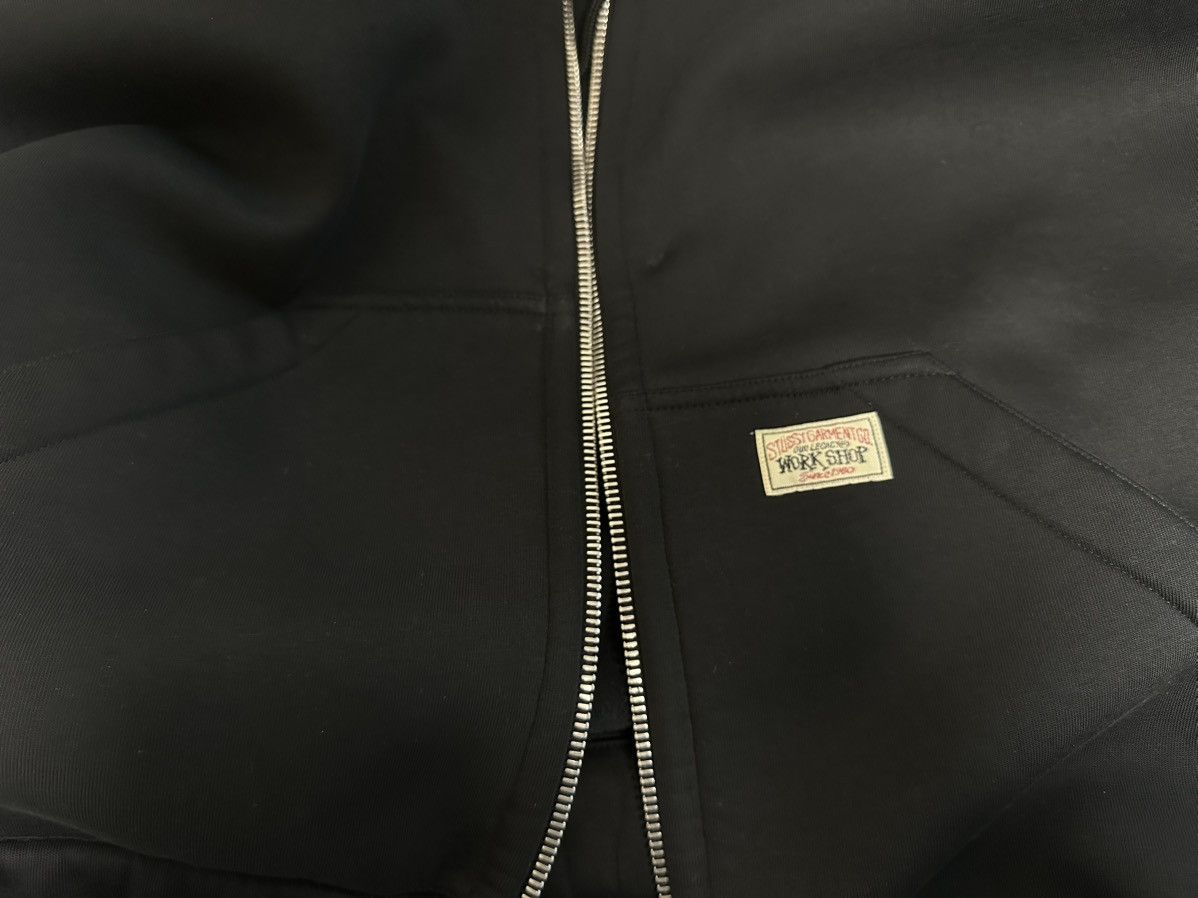 Our Legacy × Stussy Our Legacy x Stussy Work Shop Black Scuba Zip Hoodie Size US S / EU 44-46 / 1 - 7 Thumbnail