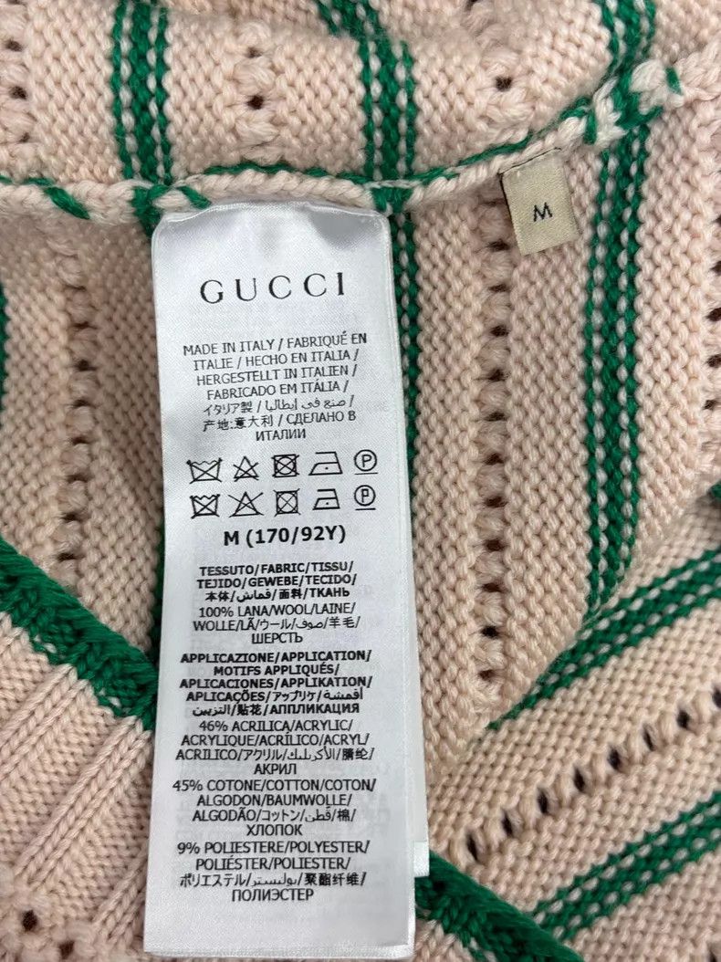 Gucci Gucci White and green striped vest Size M / US 6-8 / IT 42-44 - 5 Thumbnail