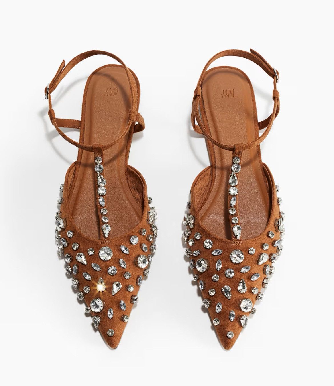 H&M H&M rhinestone flats Size US 7 / IT 37 - 1 Thumbnail