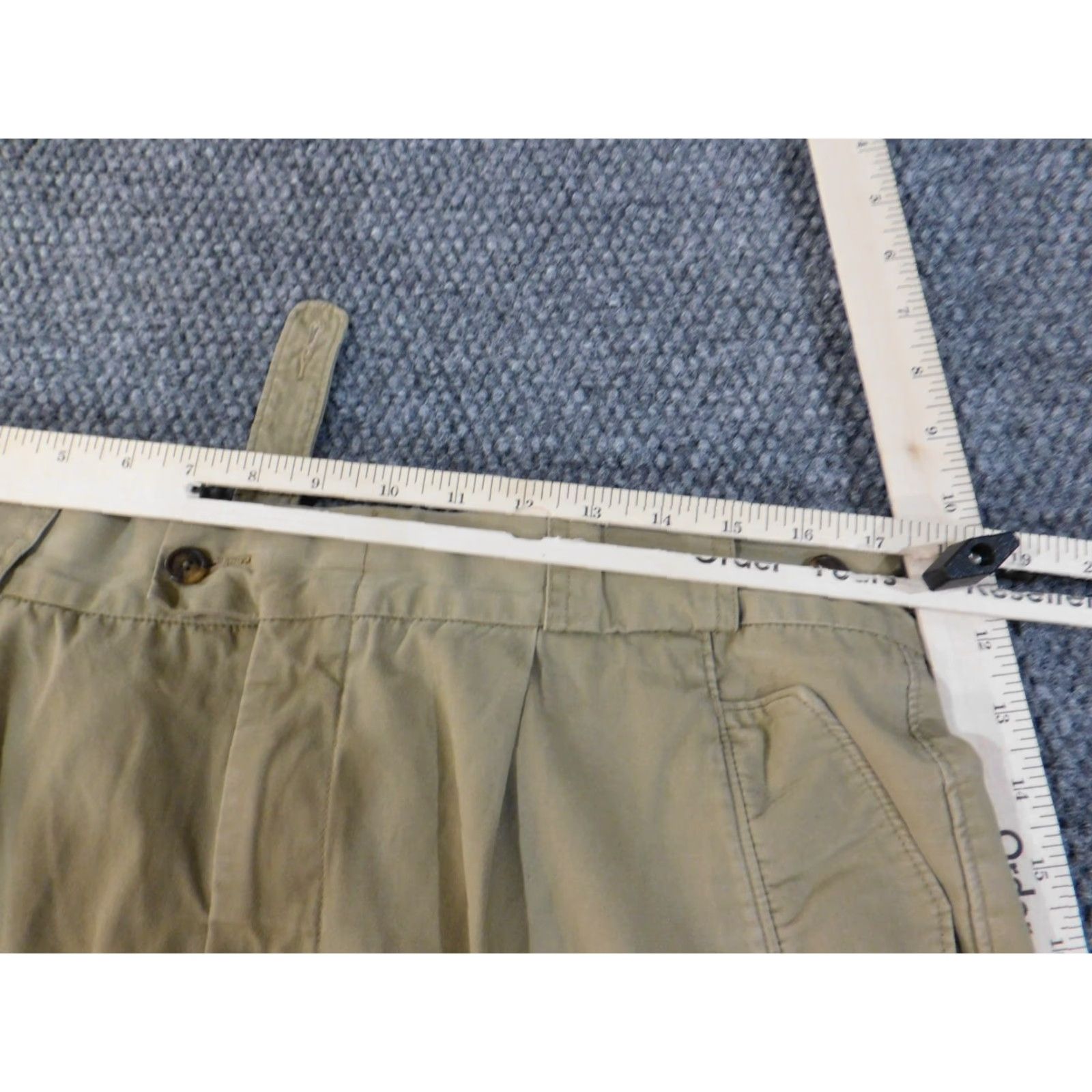 Orvis Orvis Cargo Pants mens 36x28 Beige Canvas Cotton Front Flat Front Zip 28 Inseam Pants City Size US 36 / EU 52 - 6 Thumbnail