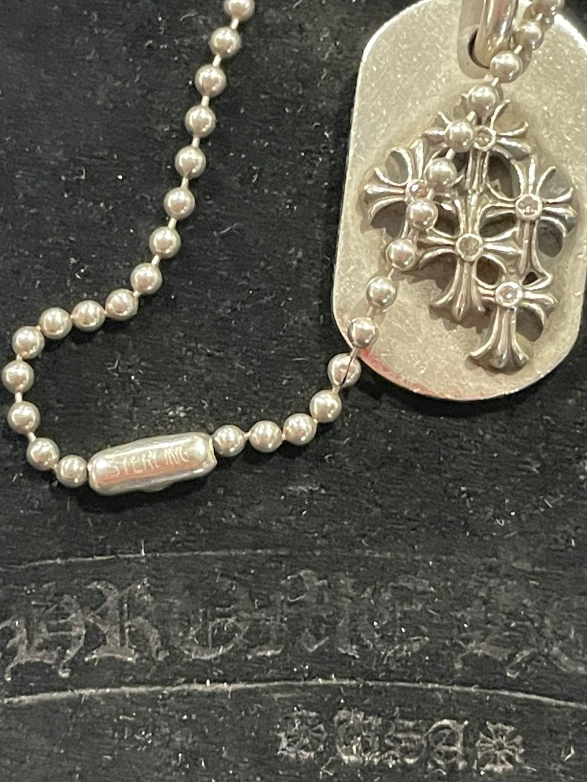 Chrome Hearts Bracelet Tiny CH Plus with Diamonds