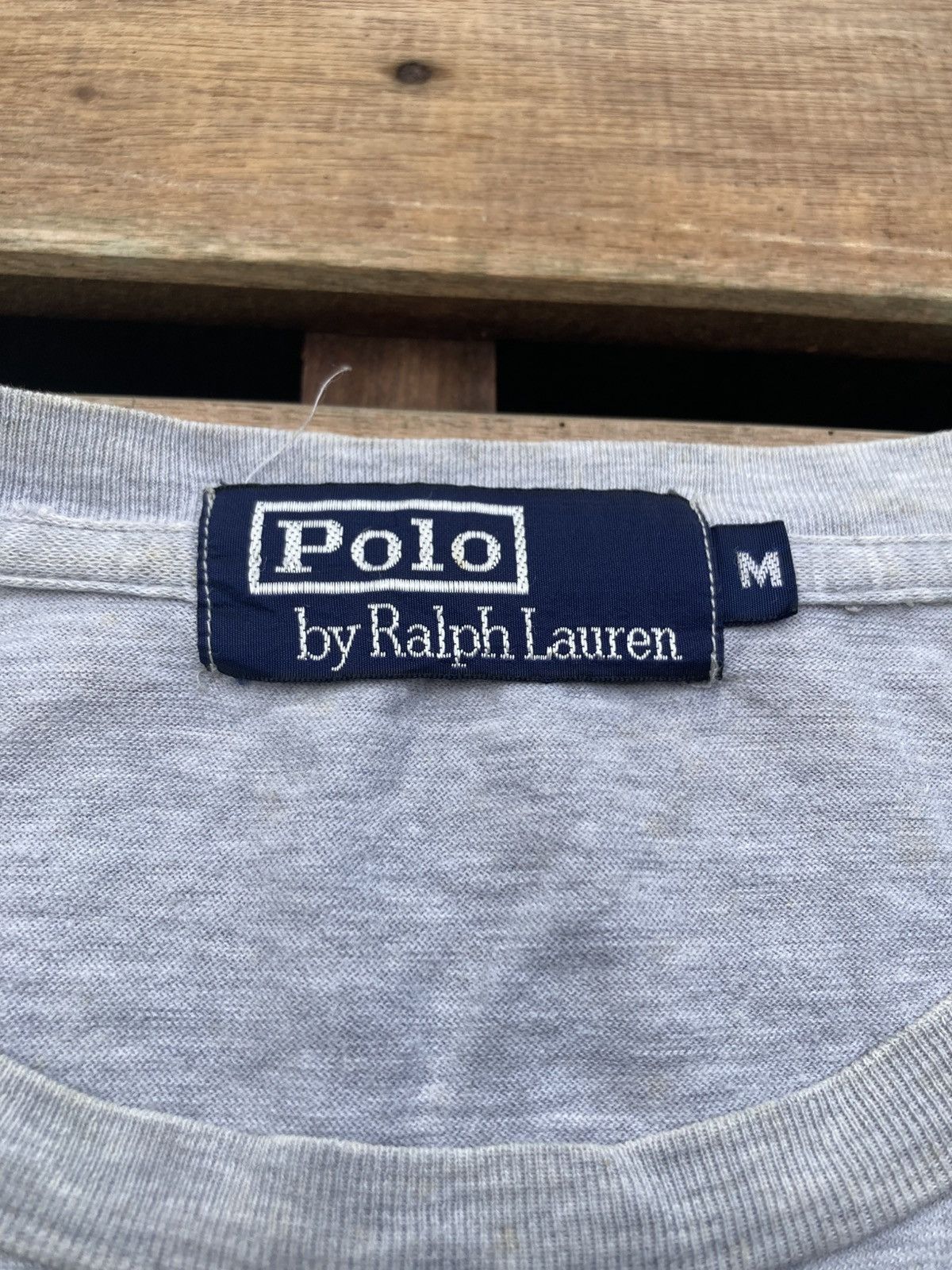 Vintage Vintage 90s Polo Ralph Lauren P-wing Stadium Distressed Size US M / EU 48-50 / 2 - 17 Thumbnail