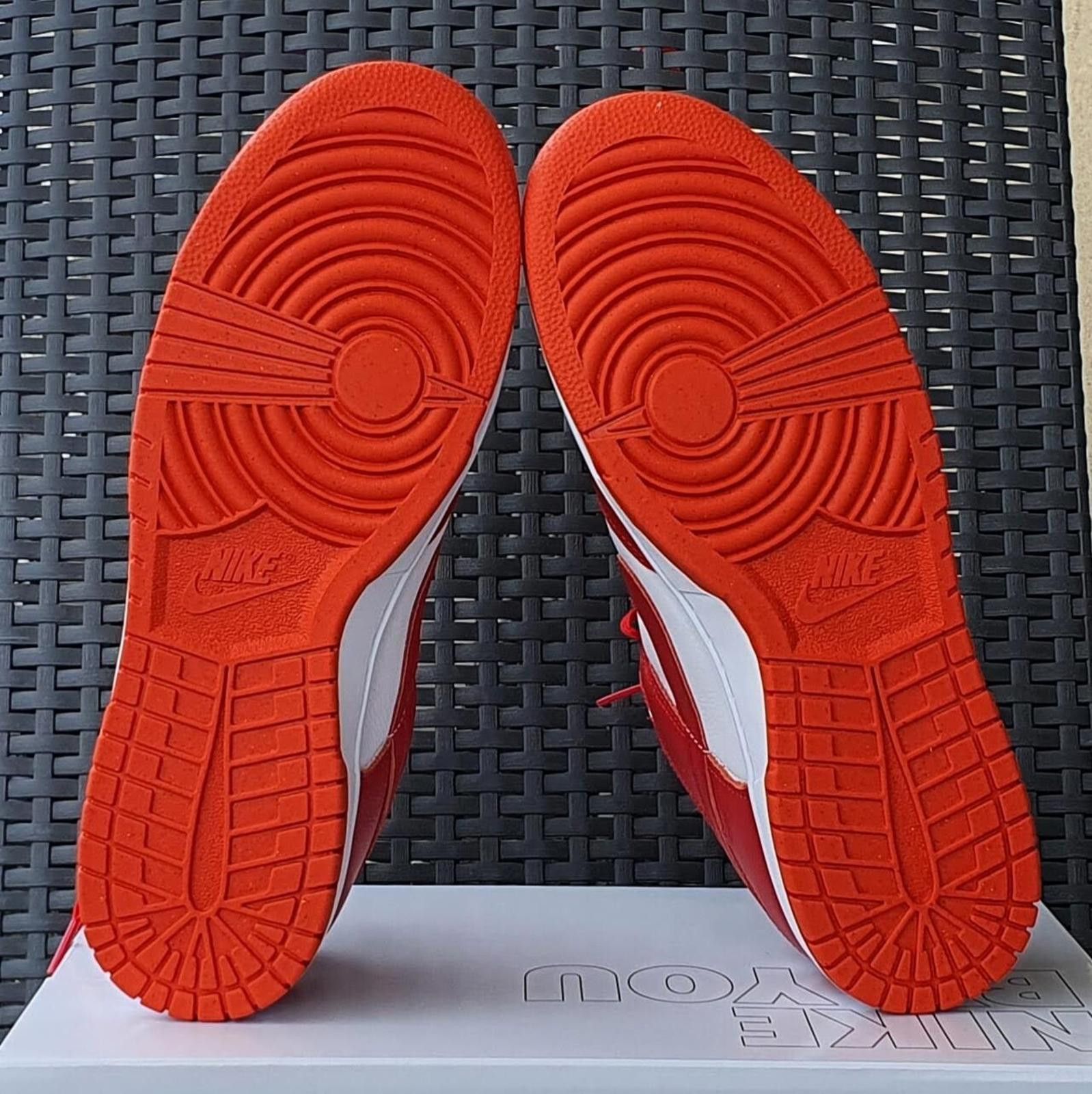 Nike Size 11.5 - Nike Dunk Low University Red / Orange Outsole Size US 11.5 / EU 44-45 - 7 Thumbnail