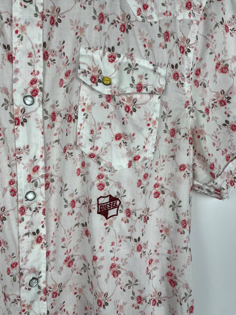 Diesel DIESEL Floral Print Western Style Shirt Snap Fastening Size US M / EU 48-50 / 2 - 3 Thumbnail