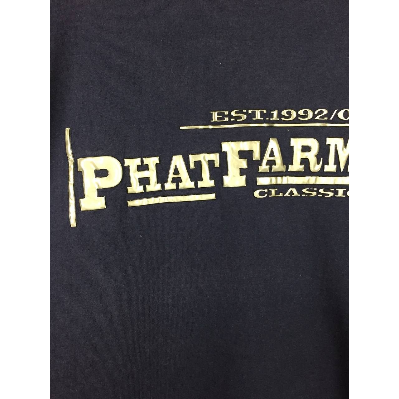 Phat Farm × Vintage Vtg Phat Farm Classic American Design Hip Hop Tee Size US XL / EU 56 / 4 - 4 Thumbnail