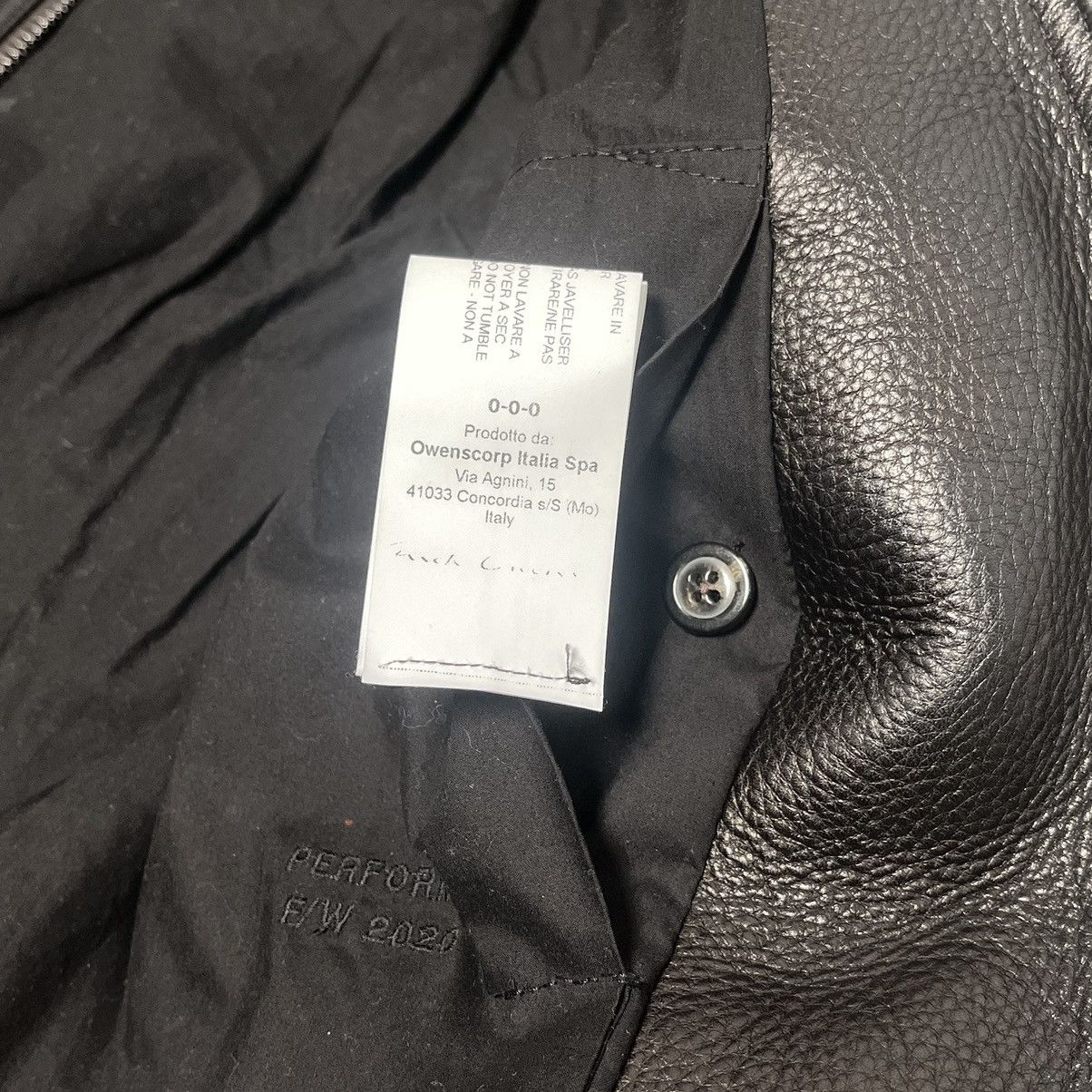 Rick Owens Rick Owens FW20 1:1 SAMPLE Cropped Klaus Tec Leather Jacket Size US XXS / EU 40 - 8 Thumbnail