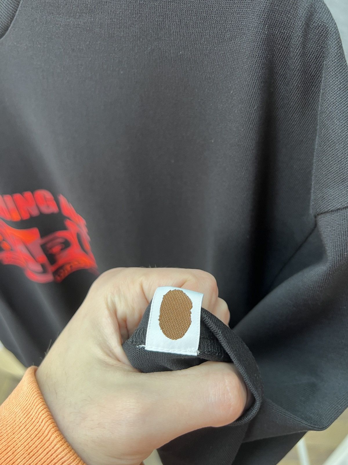 Bape Bape Text Graphic Tee Size US L / EU 52-54 / 3 - 6 Thumbnail
