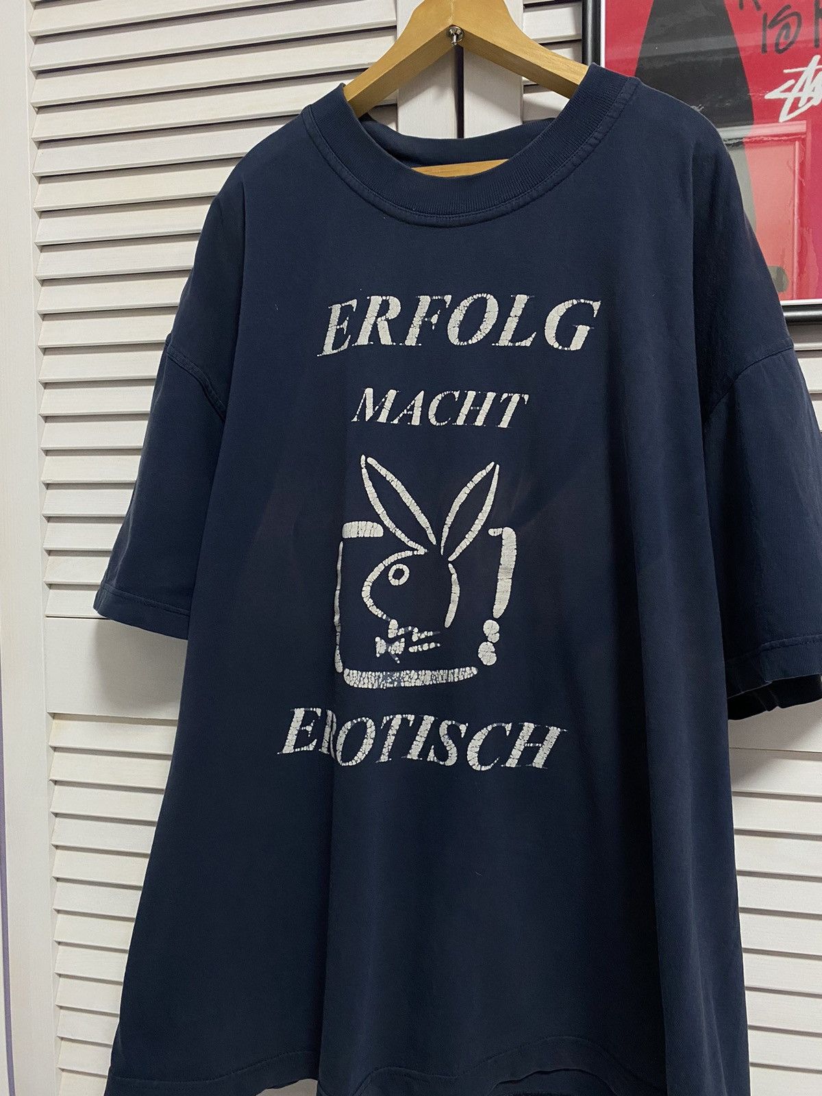 Playboy Vintage Y2K Playboy Parody Tee – Erfolg Macht Erotisch Size US XL / EU 56 / 4 - 3 Thumbnail