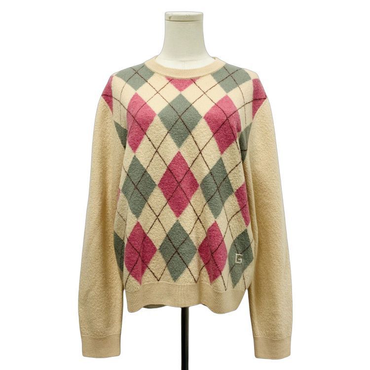 Gucci Gucci Argyle Wool Sweater Size S Size US S / EU 44-46 / 1 - 1 Thumbnail