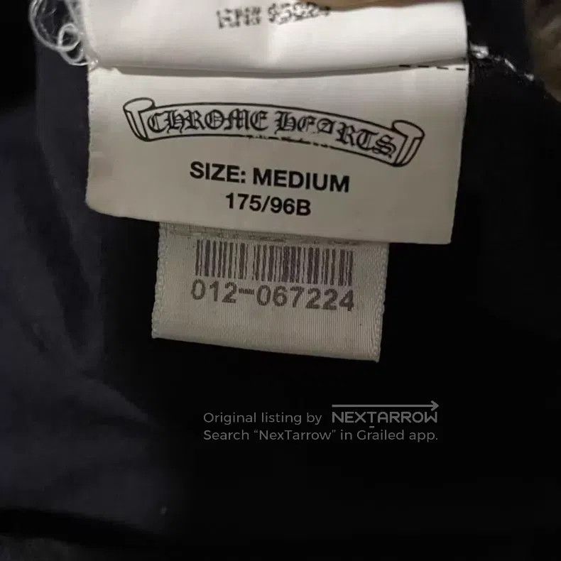 Chrome Hearts CHROME HEARTS Size M Short-sleeved shirt with black sword s Size US M / EU 48-50 / 2 - 4 Thumbnail