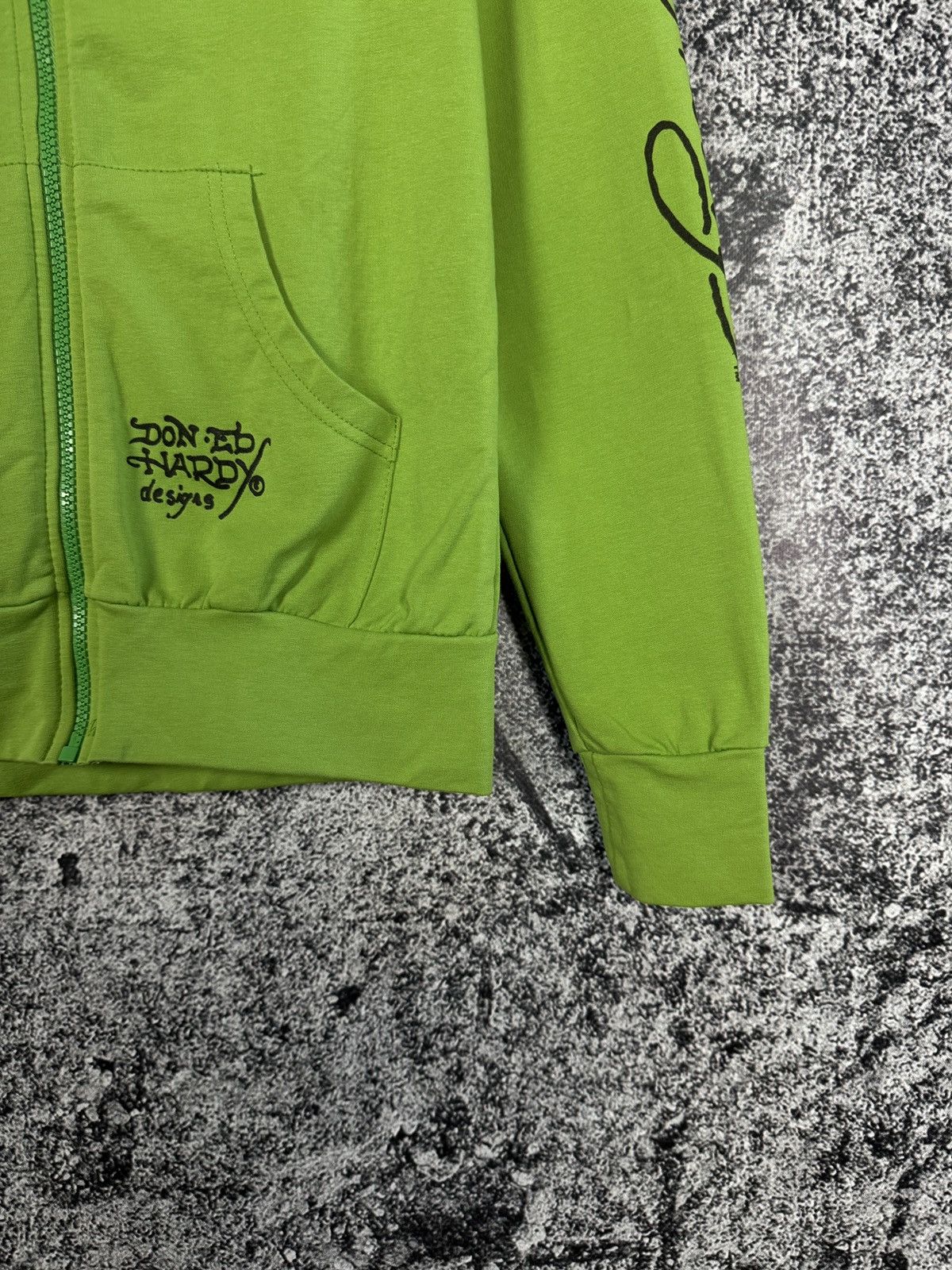 Ed Hardy Ed Hardy Zip Up Track Jacket Love Kills Slowly USA Size L Size L / US 10 / IT 46 - 6 Thumbnail
