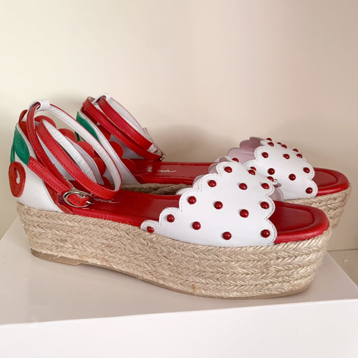 Other Isa tapia cherry leather flat form platforms Size US 6.5 / IT 36.5 - 10 Thumbnail