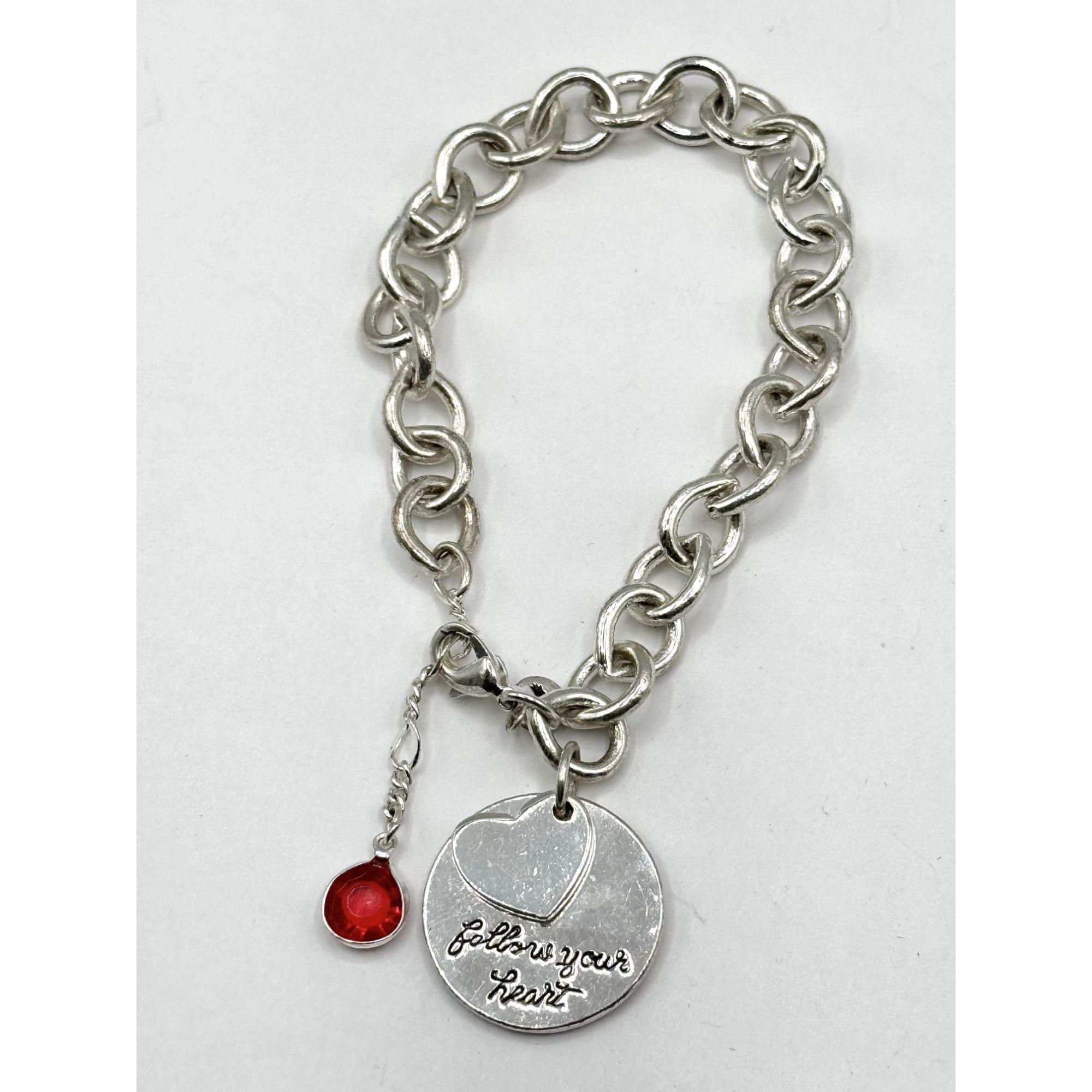 American Eagle Outfitters American eagle heart charm bracelet Size ONE SIZE - 1 Thumbnail