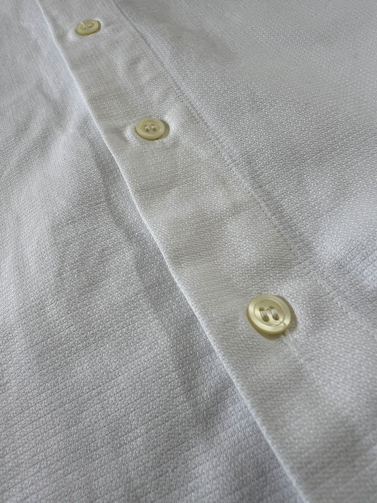 Issey Miyake 1980s Issey Miyake Mandarin Collar Textured Button Up Shirt Size US XL / EU 56 / 4 - 8 Thumbnail
