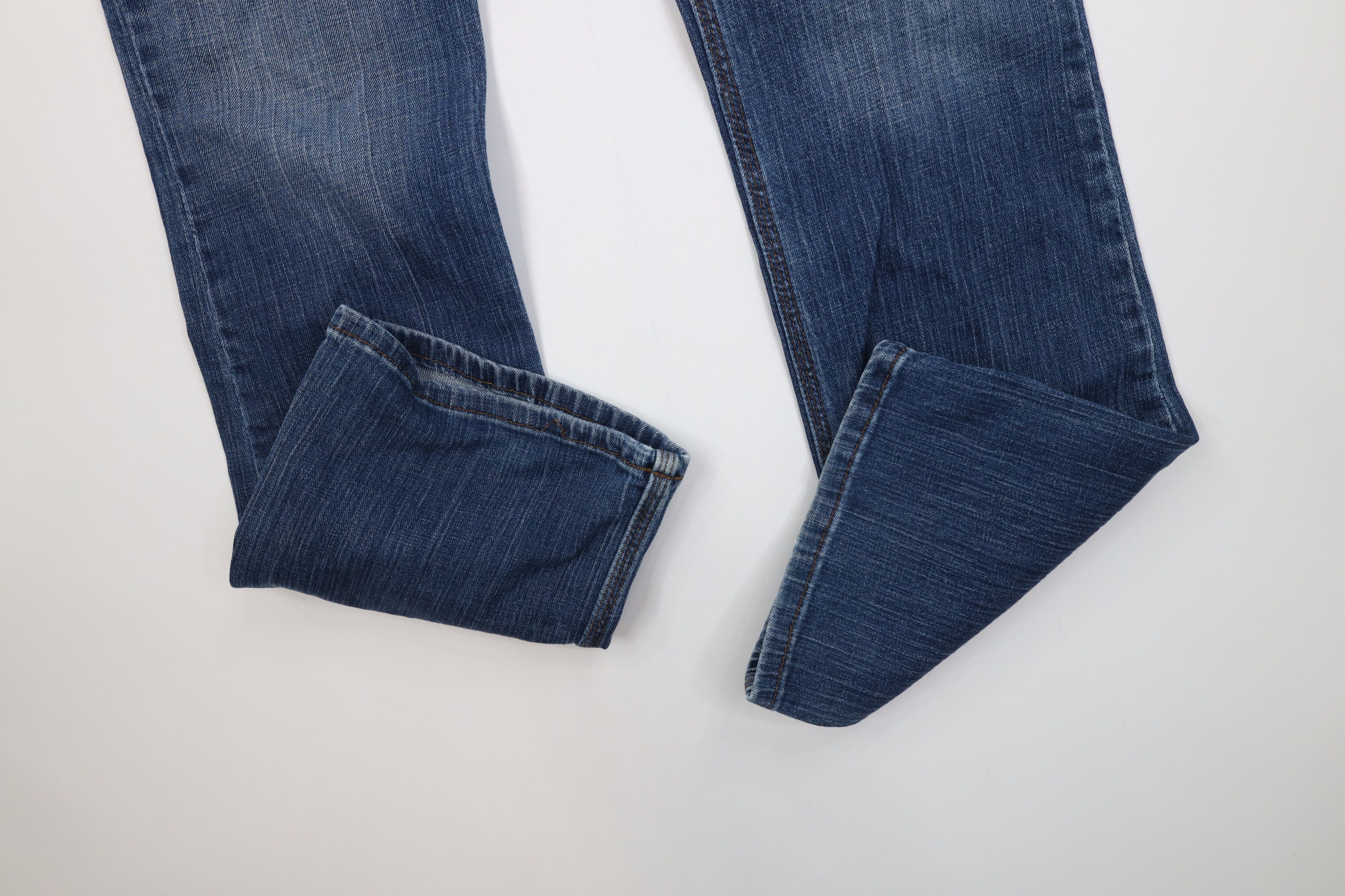 Carhartt Vintage Y2K Carhartt Spell Out Rhinestone Flared Denim Jeans Size 31" - 5 Thumbnail