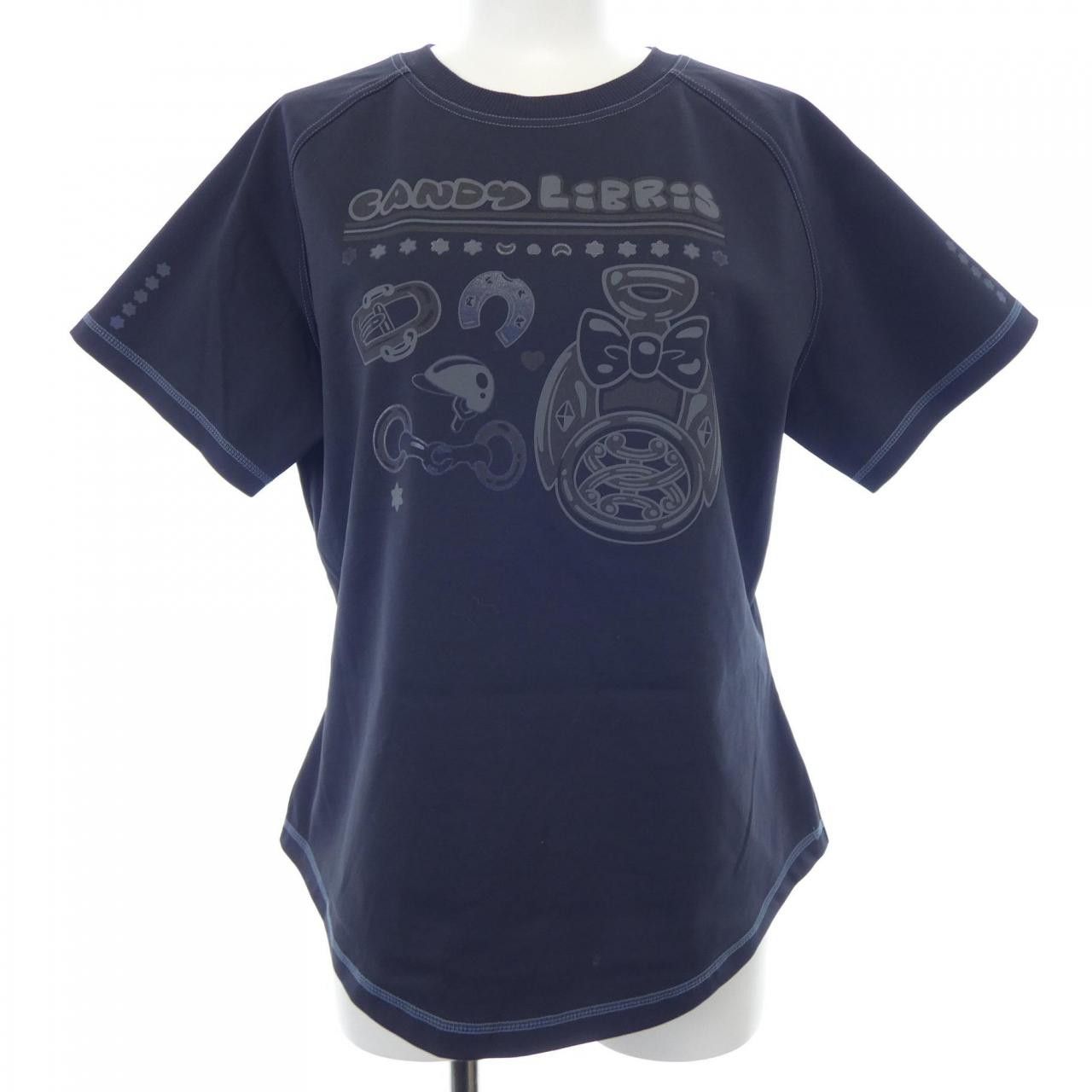 Hermes Hermes Hermes CANDY LIBRIS Cotton TShirt Textile T-Shirts 5H4630DC DUTY FREE for USA Size ONE SIZE - 1 Thumbnail