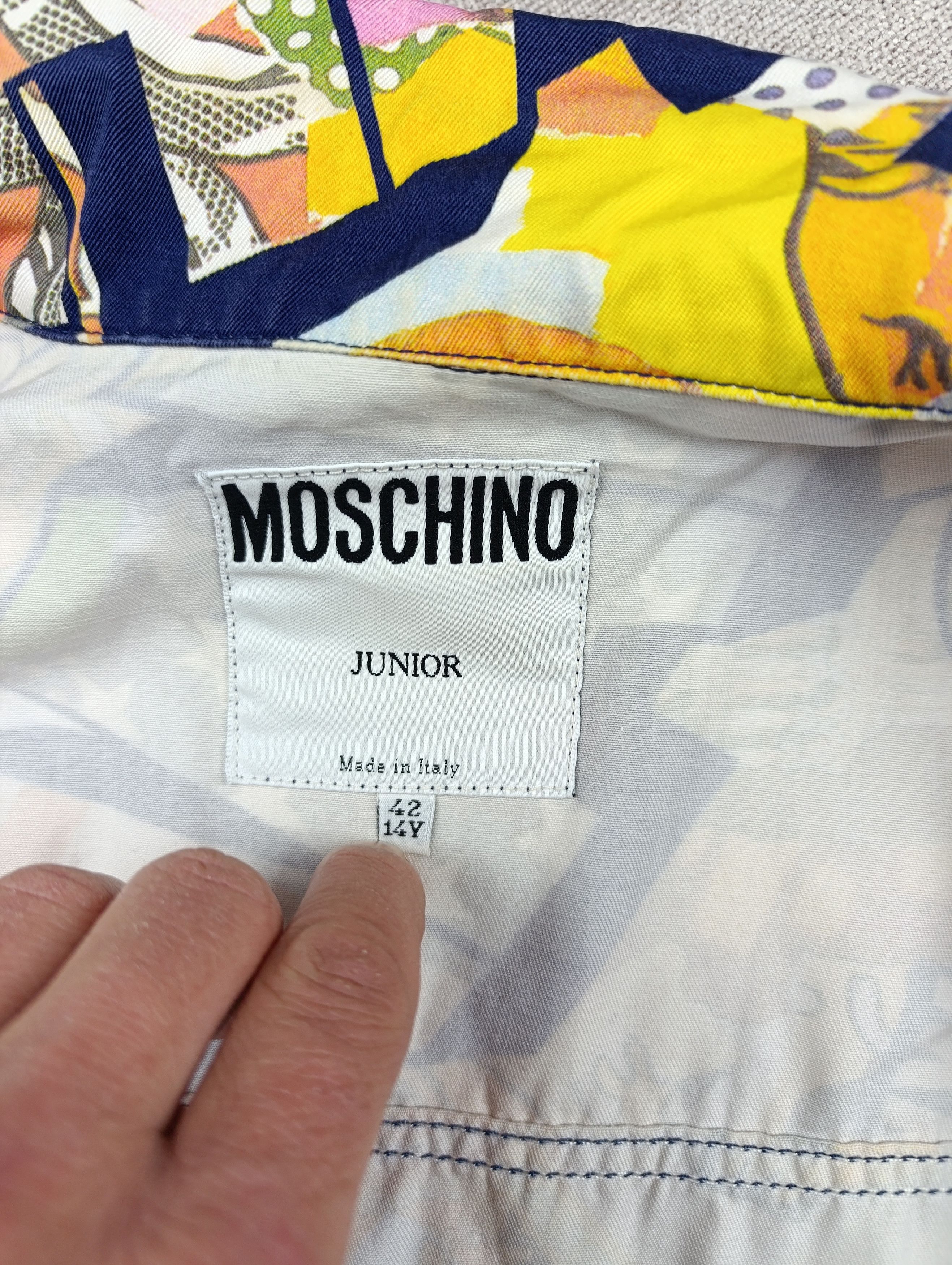 Moschino MOSCHINO JUNIOR VINTAGE RARE CARTOONS JACKET Size US XS / EU 42 / 0 - 2 Thumbnail