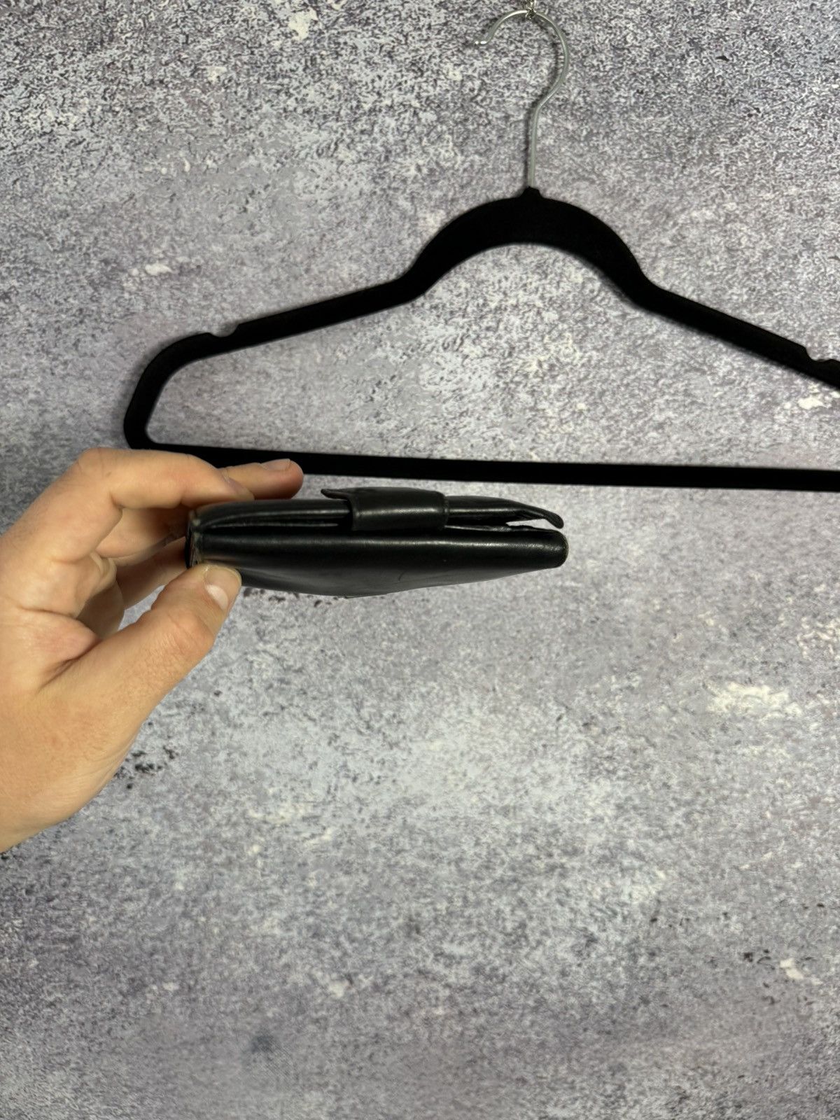 Gucci × Vintage Gucci Wallet Bifold Vintage Black Leather Unisex Authentic Size ONE SIZE - 4 Thumbnail
