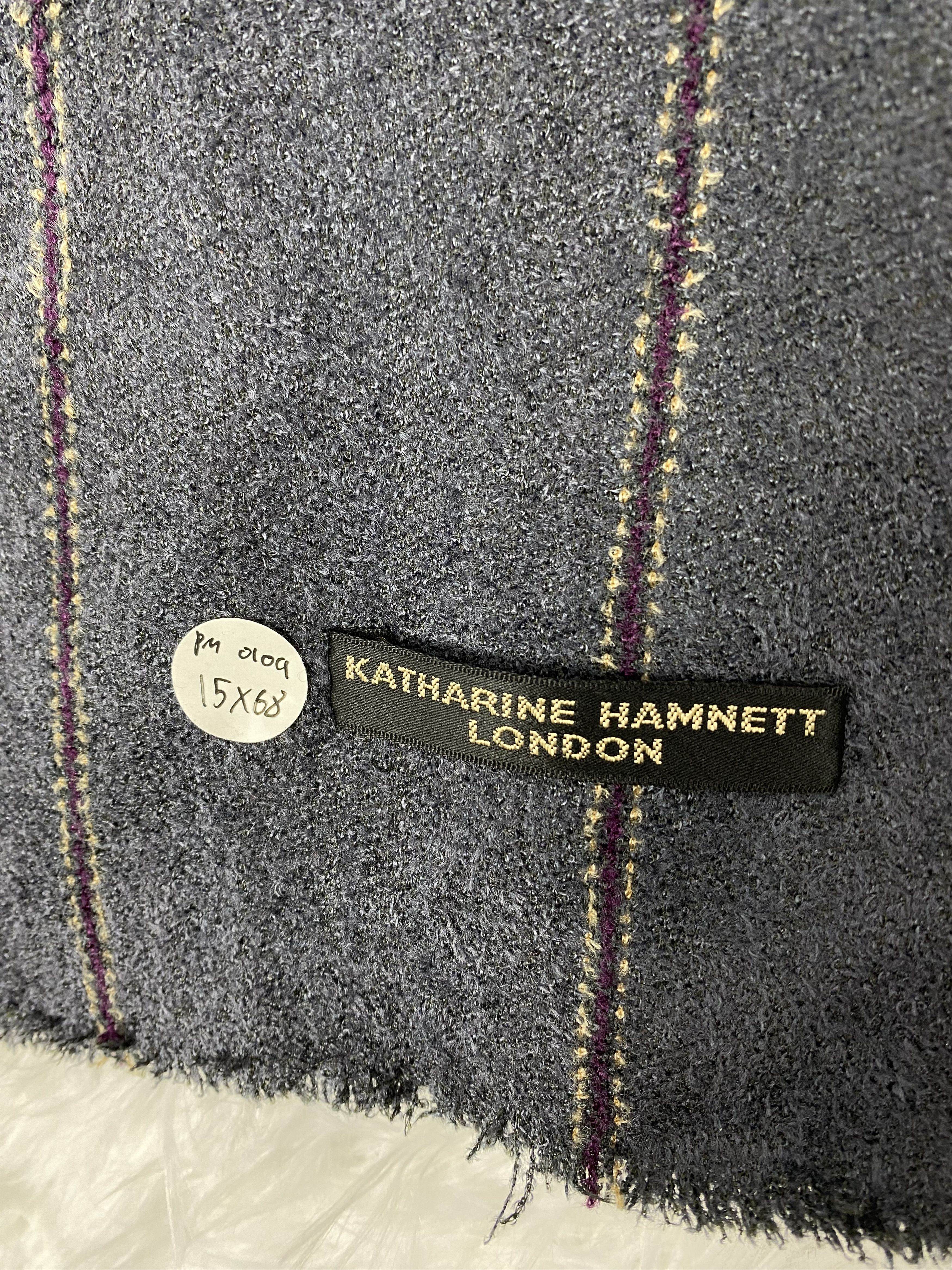 Katharine Hamnett London Vintage Katharine Hamnett Scarf / Muffler Neckwear PM0109 Size ONE SIZE - 2 Thumbnail