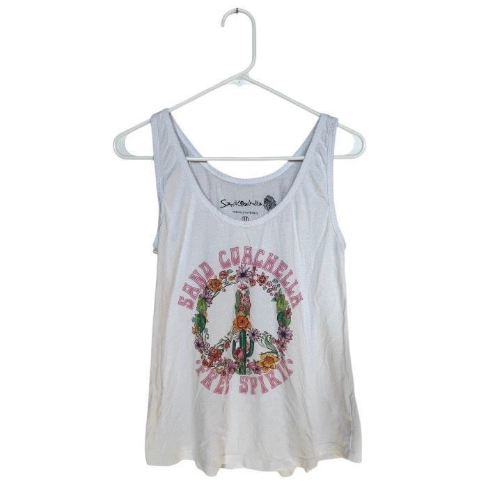 Coachella Sand Coachella Graphic Tank Top Size U Size ONE SIZE - 2 Thumbnail