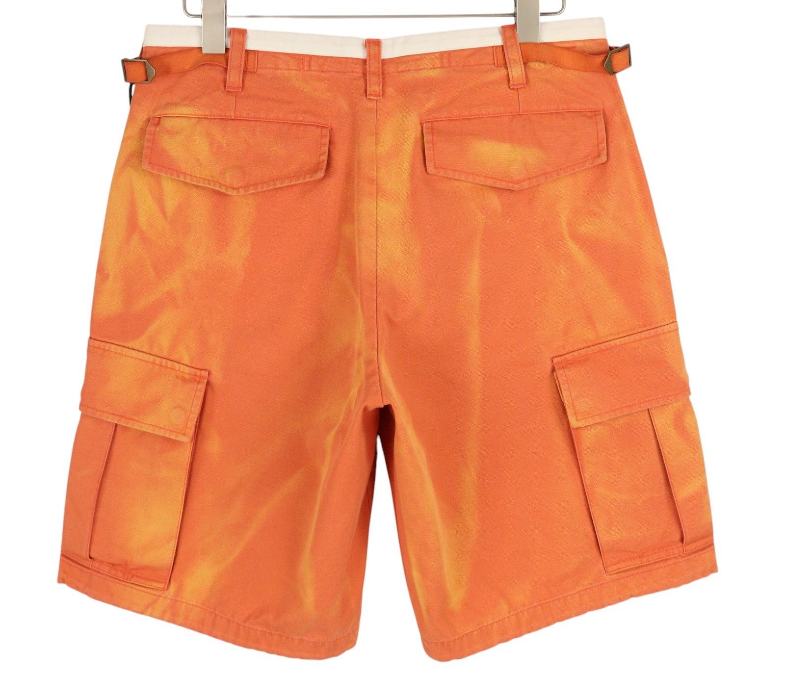 Diesel P-Atlan Men Shorts W32 Cargo Orange Fade Effect 41338 Size US 32 / EU 48 - 2 Thumbnail
