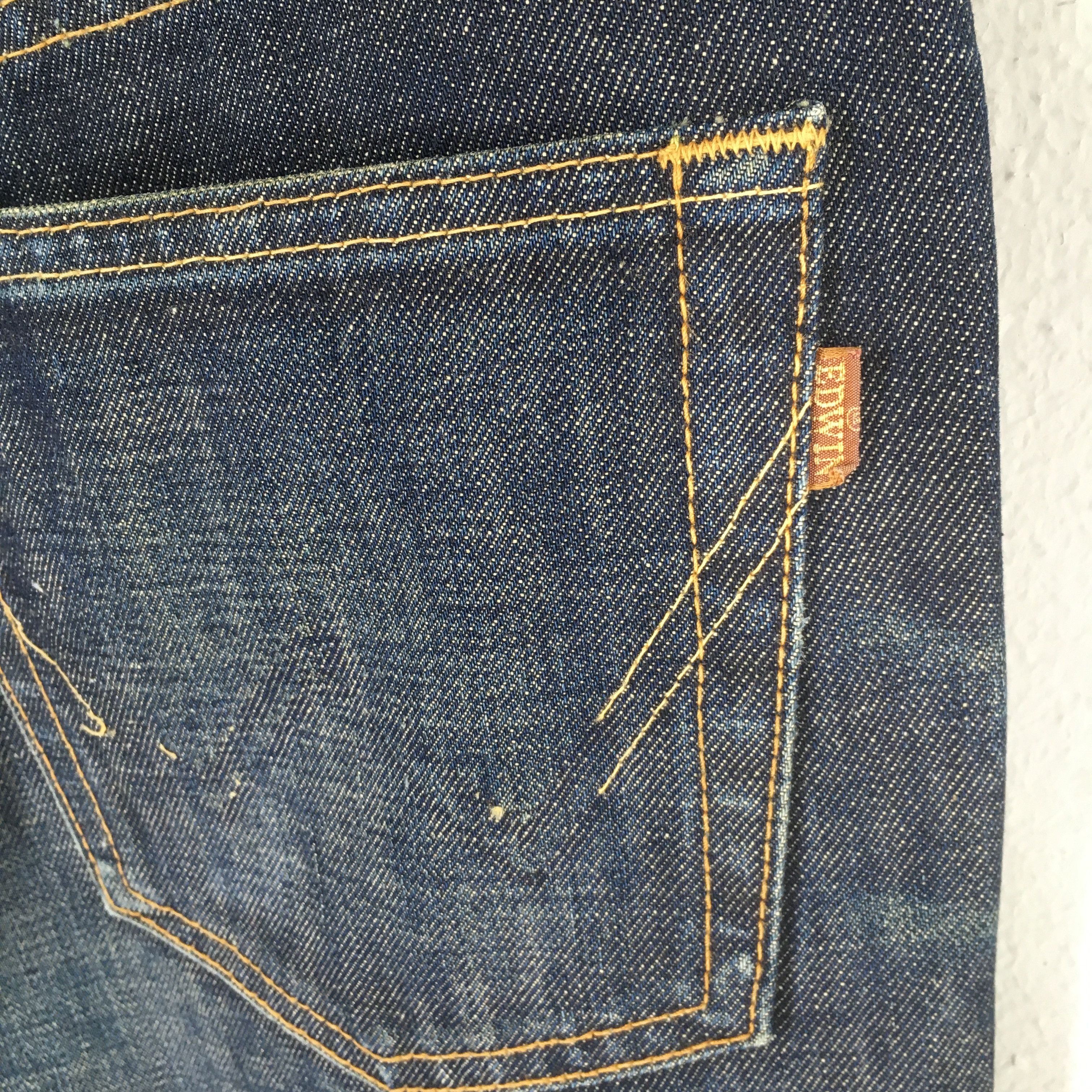 Edwin Size 28x32.5 Vintage Edwin Black Flared Jeans S1595 Size US 28 / EU 44 - 11 Thumbnail