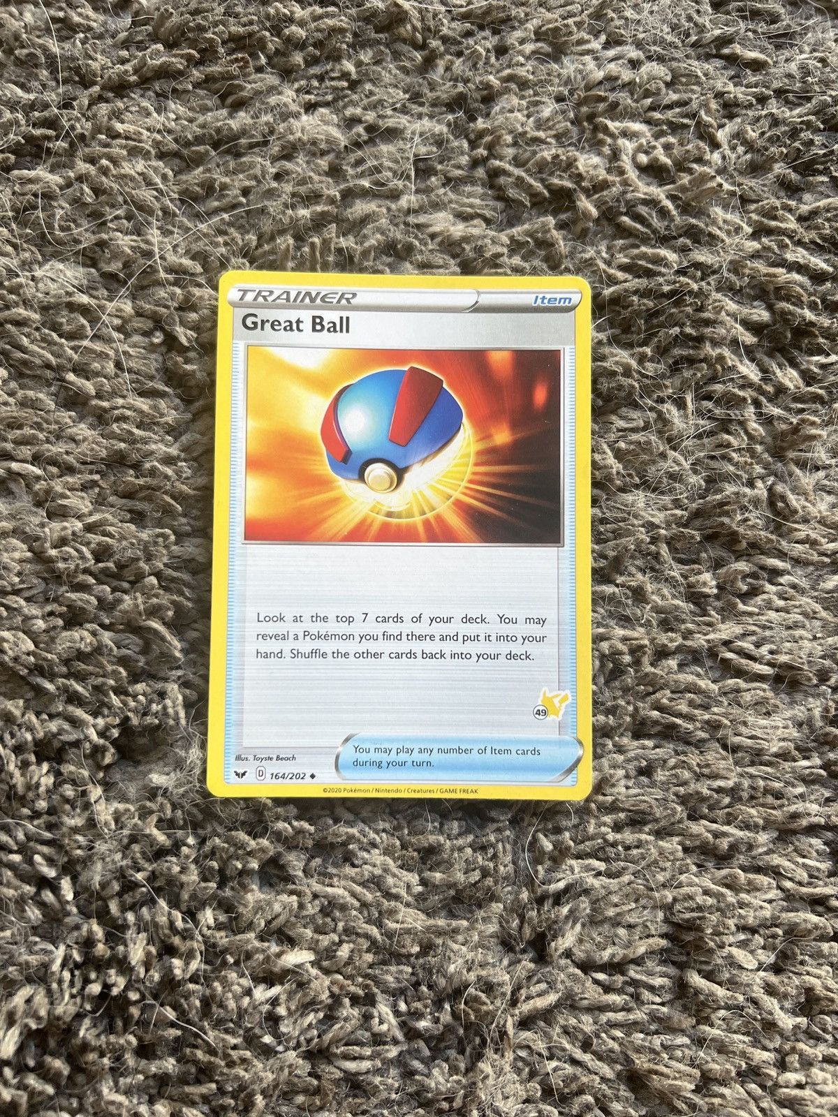 Pokemon 2020 Pokémon Great Ball Card Size ONE SIZE - 1 Thumbnail
