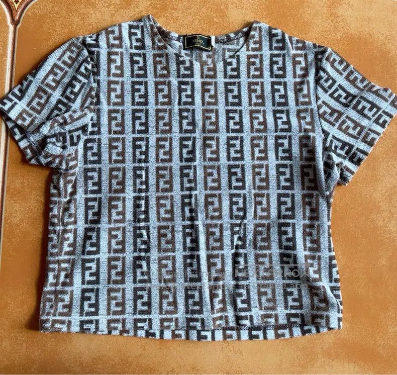 Fendi Fendi Monogram Short Sleeve Size M / US 6-8 / IT 42-44 - 3 Thumbnail