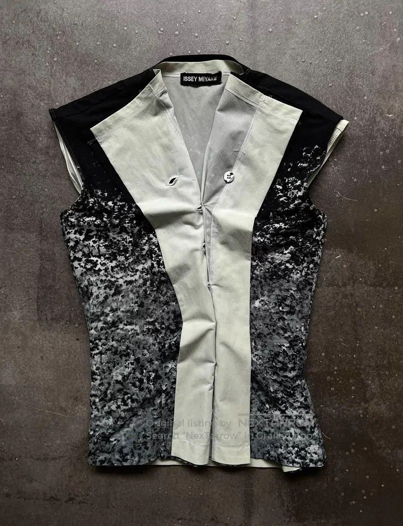 Issey Miyake Issey Miyake Ink-wash Sleeveless Top Size M / US 6-8 / IT 42-44 - 2 Thumbnail
