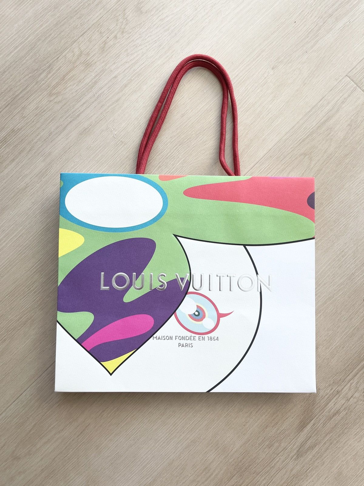 Louis Vuitton 2025 Louis Vuitton x Murakami Paper Shopping Bag Size ONE SIZE - 3 Thumbnail