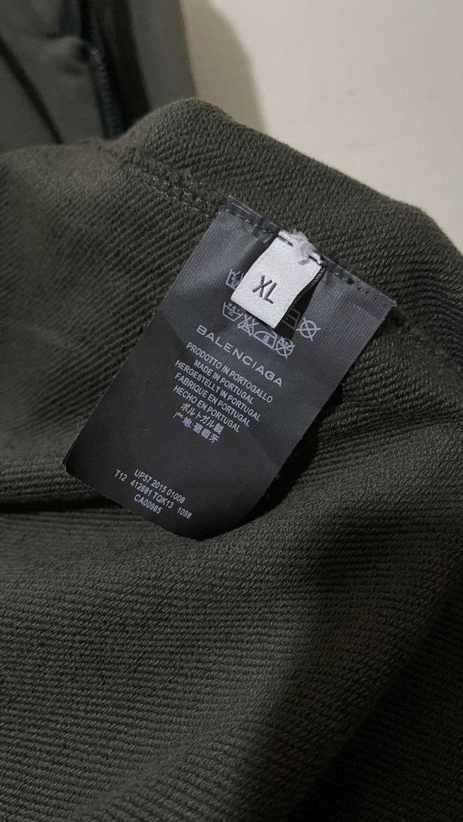 Balenciaga Balenciaga Brush stroke print hoodie in dark green Size US XL / EU 56 / 4 - 18 Thumbnail