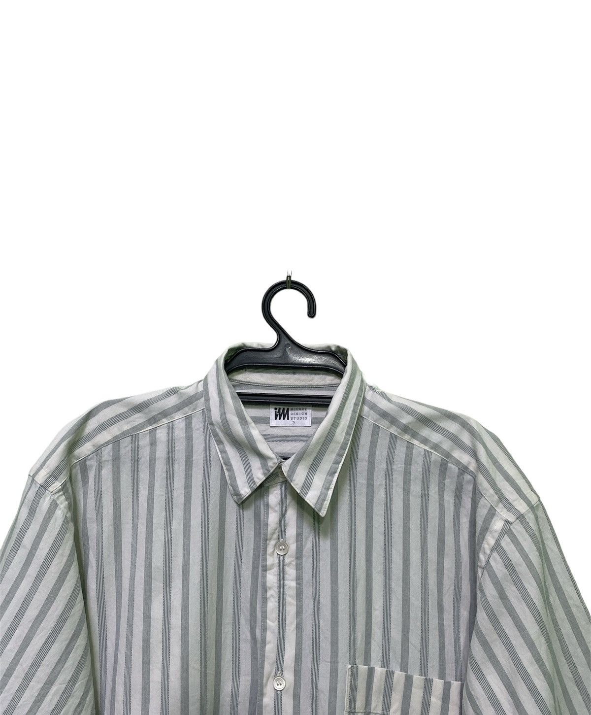 Issey Miyake Issey Miyake Studio button Stripe Shirt Size US M / EU 48-50 / 2 - 3 Thumbnail