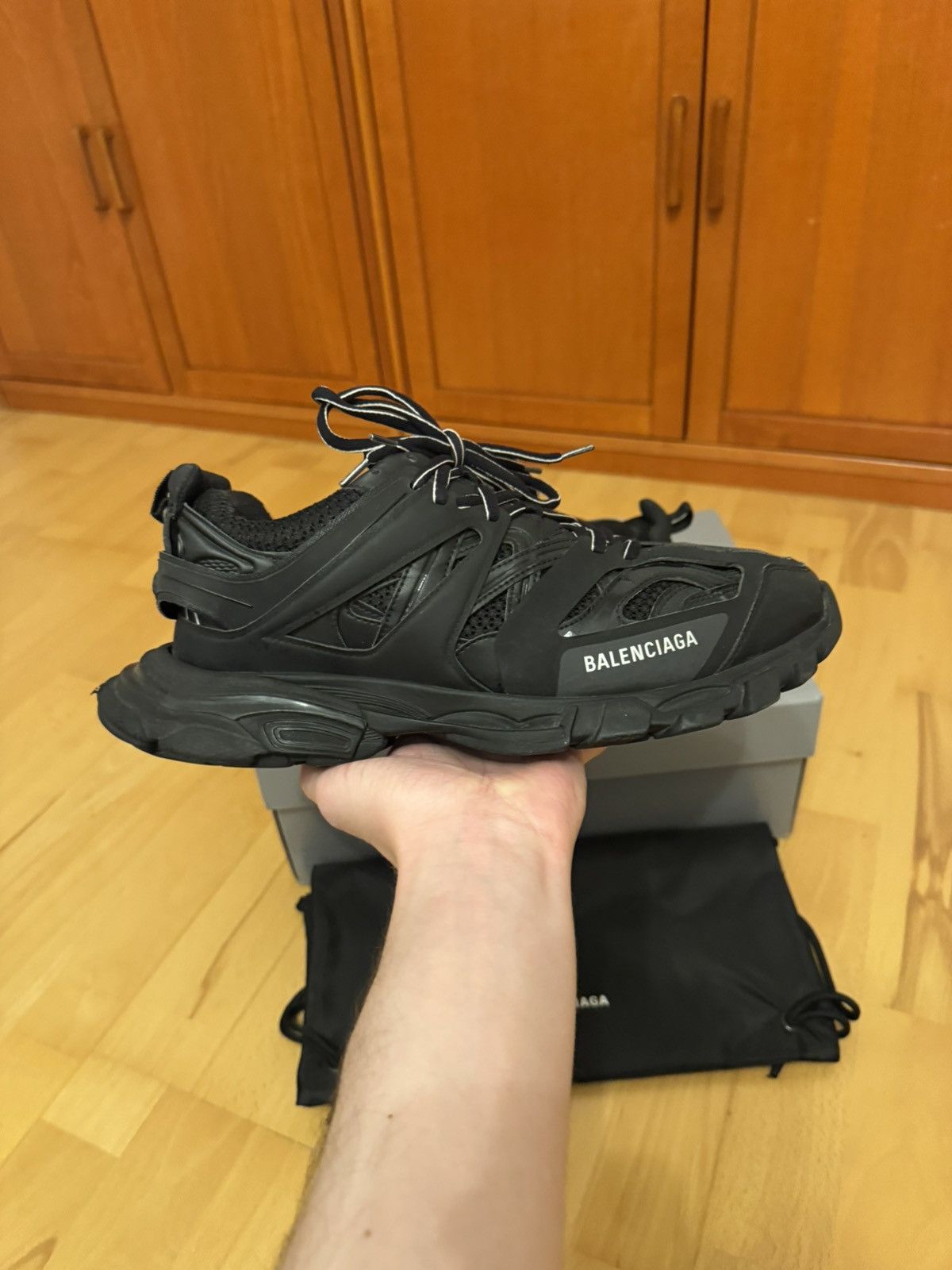 Balenciaga Balenciaga Track Triple Black Size US 10 / EU 43 - 3 Thumbnail