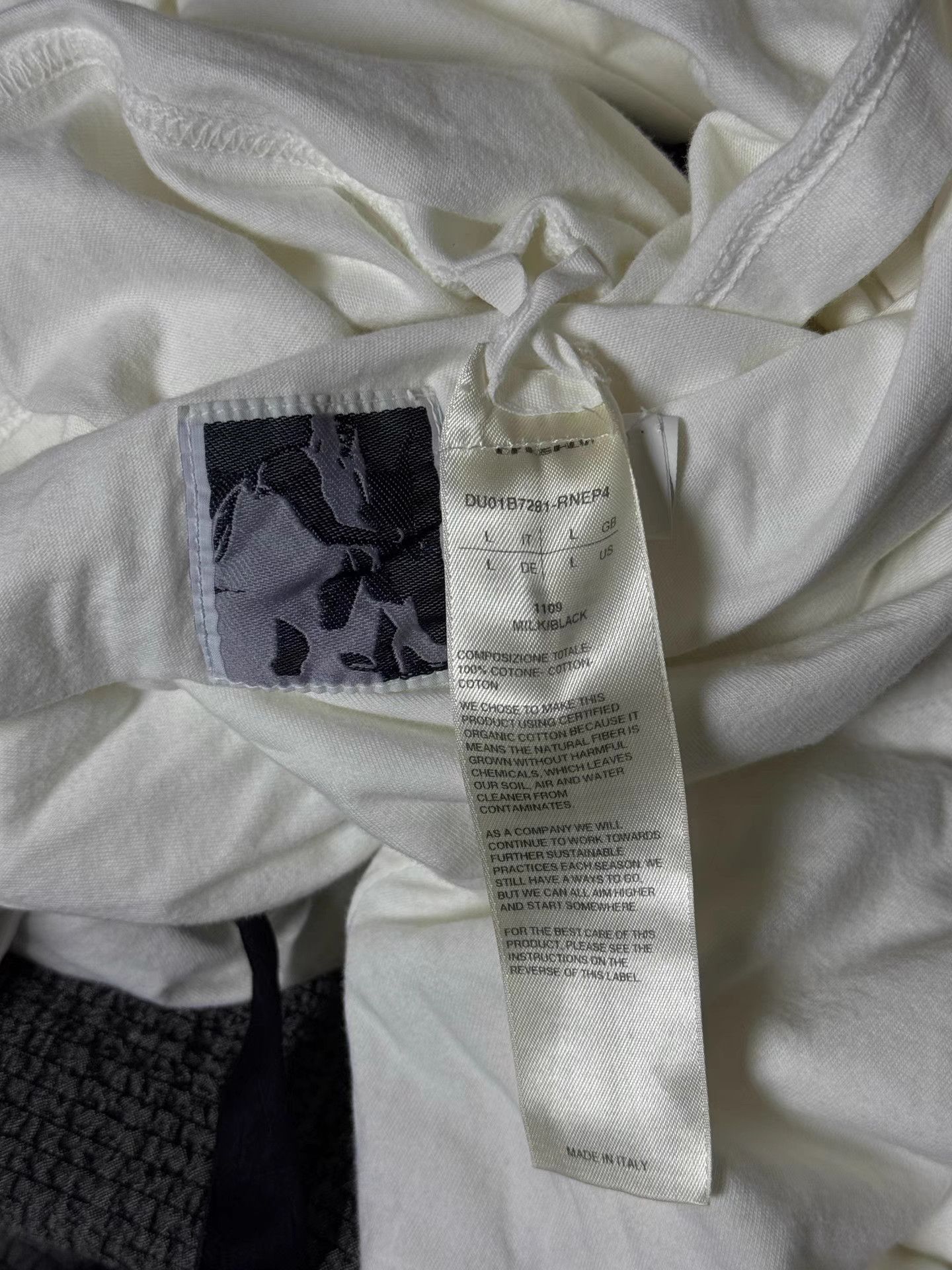 Rick Owens Rick Owens Fake Two-Piece Drawstring Hoodie Size US L / EU 52-54 / 3 - 8 Thumbnail