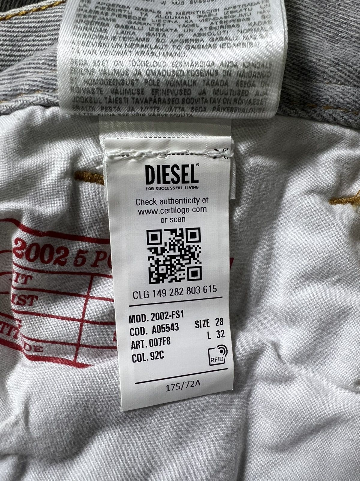 Diesel Diesel - FW/22 - Double Zip Denim Pants Size US 32 / EU 48 - 18 Thumbnail