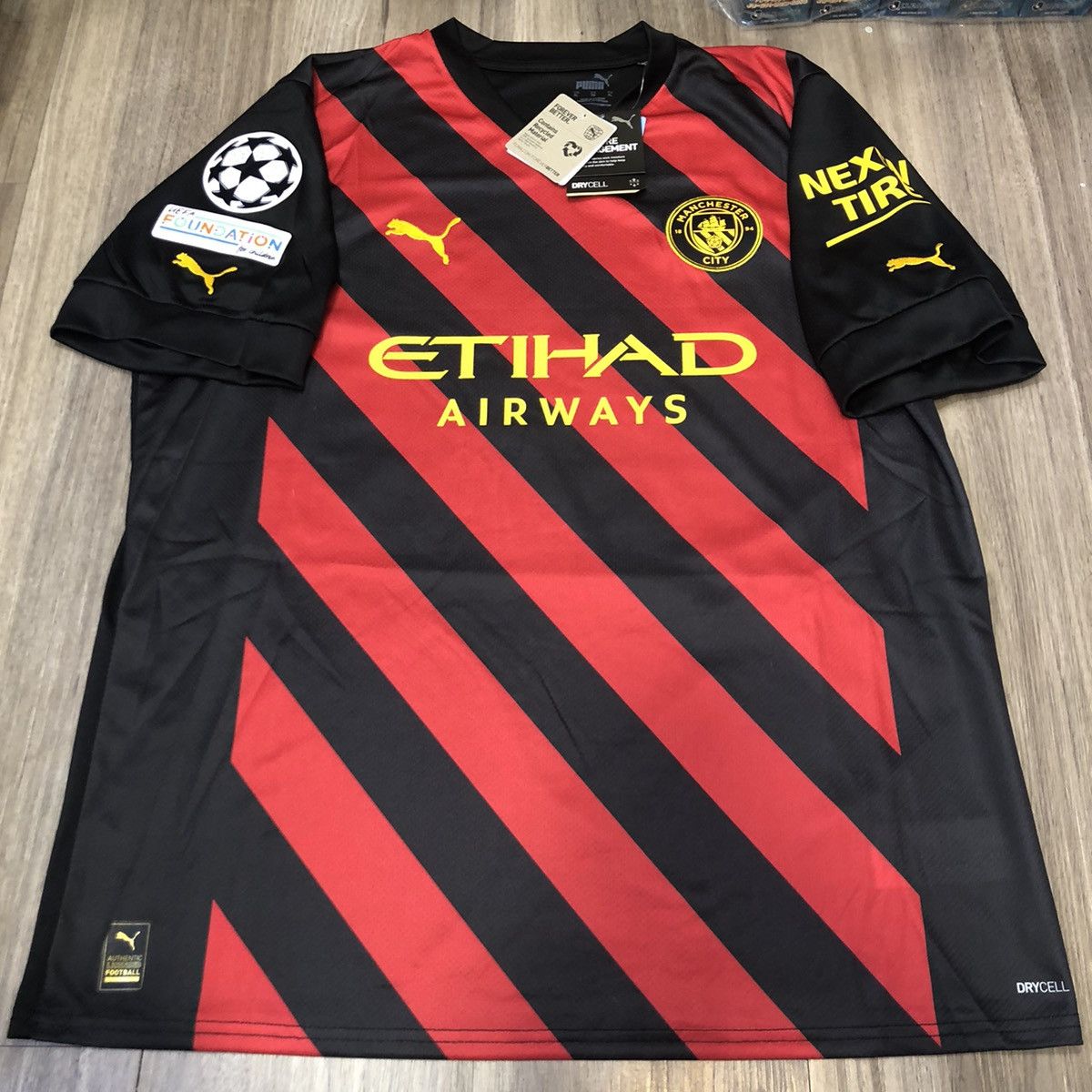 Puma Manchester City 22/23 C/L away shirt #20 Bernardo (Bnwt) Size US XL / EU 56 / 4 - 1 Thumbnail