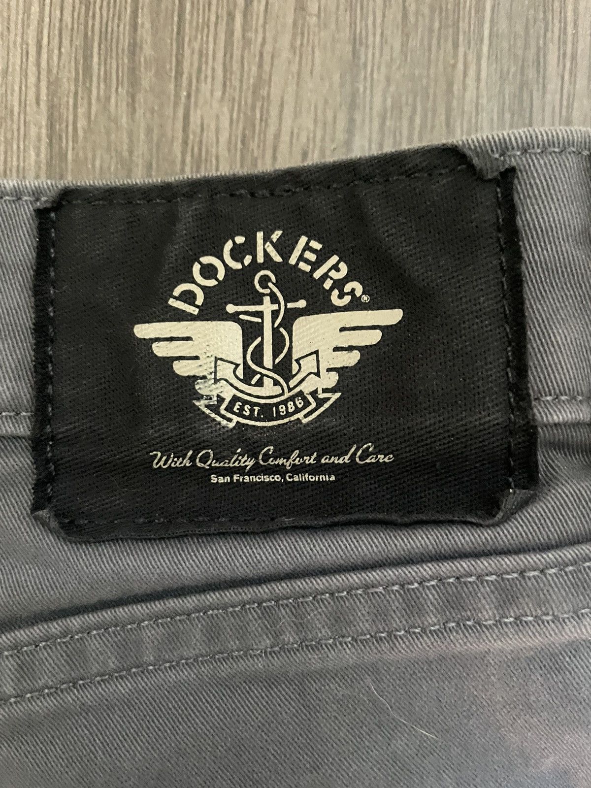 Dockers DOCKERS KHAKI - grey / dark grey (W38-L34) Size US 38 / EU 54 - 5 Thumbnail