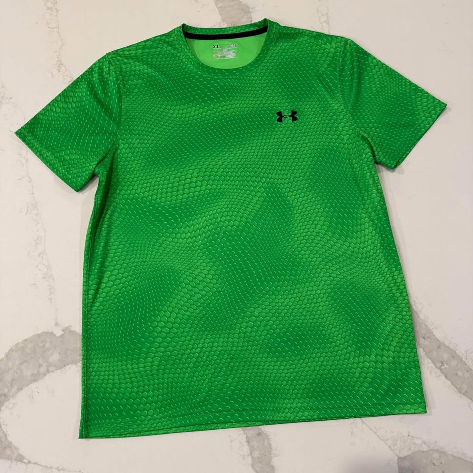 Under Armour Under Armour Heat Gear T-Shirt Men's Large Loose Fit Green Size US L / EU 52-54 / 3 - 1 Thumbnail