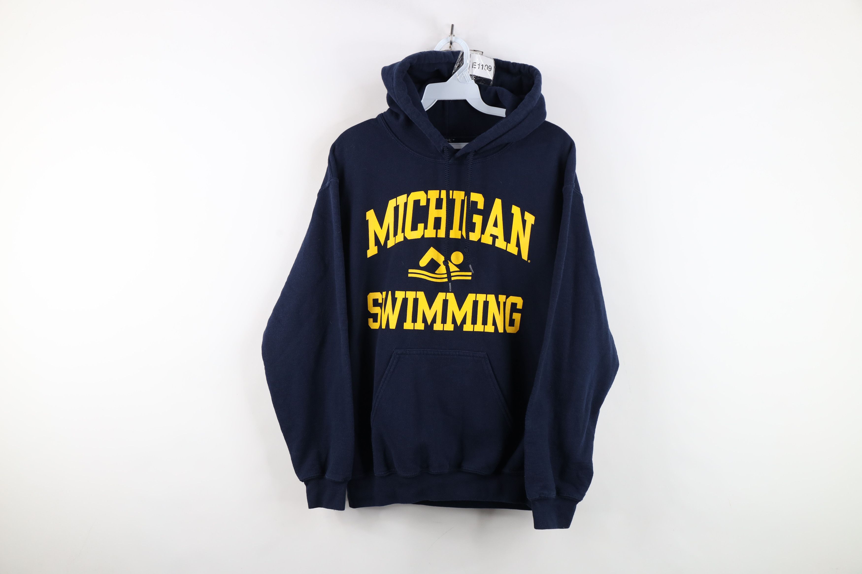 Vintage Vintage University of Michigan Swimming Hoodie Sweatshirt Size US S / EU 44-46 / 1 - 1 Thumbnail