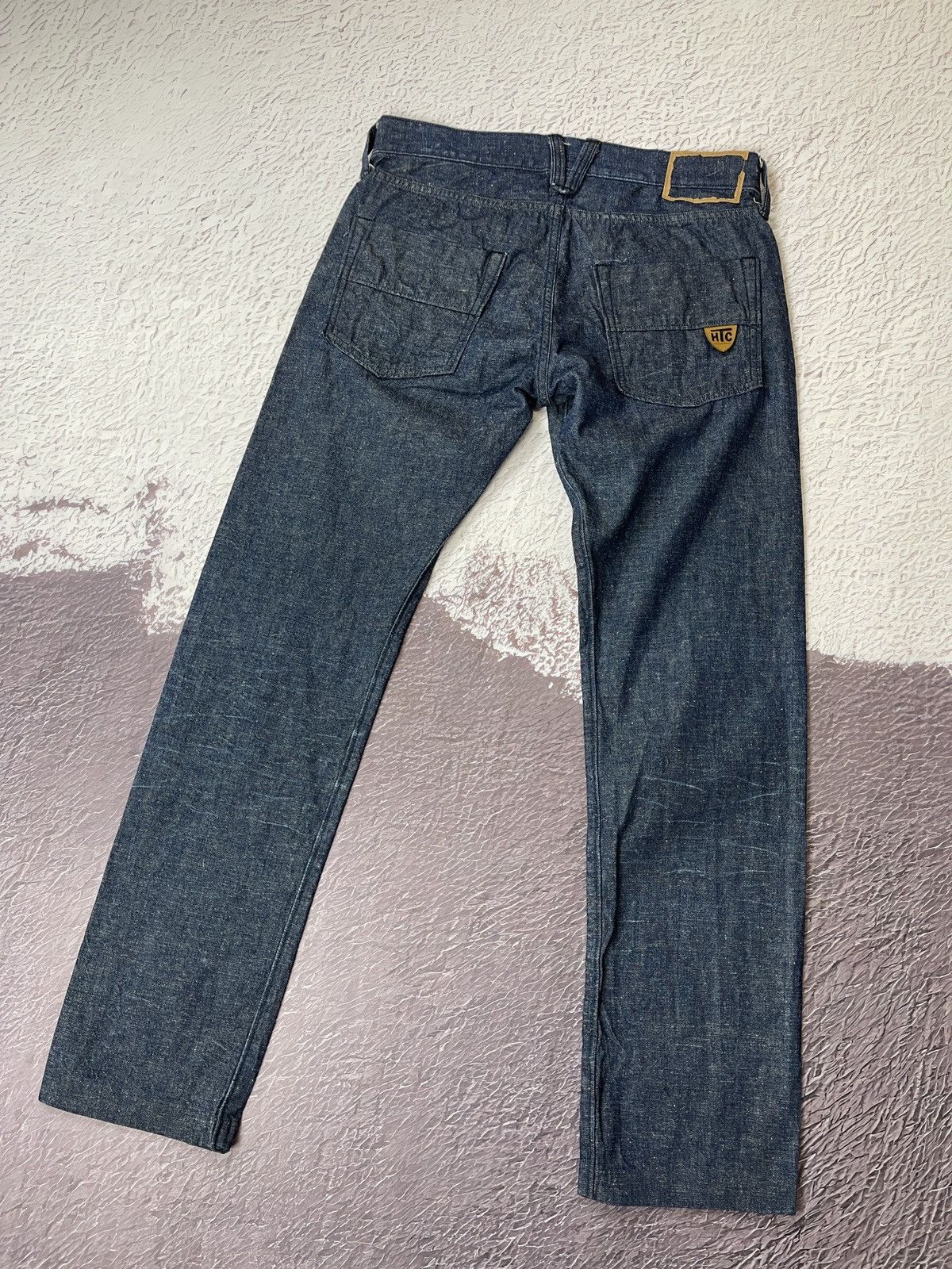 Handmade HTC Hollywood Trading Company cotton hemp selvedge denim Size US 31 - 1 Thumbnail